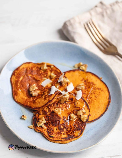 High Protein Sweet Potato Pancakes