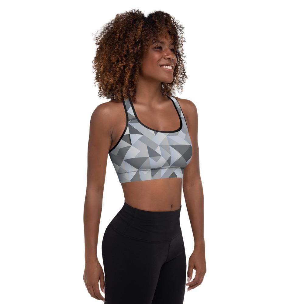 Concrete Jungle - Pattern - Padded Sports Bra – MooveMix